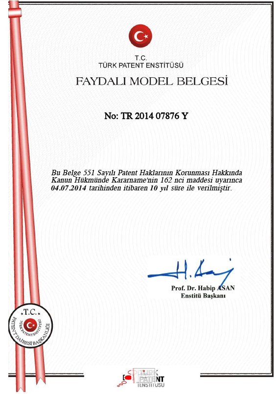 Faydalı Model Belgesi